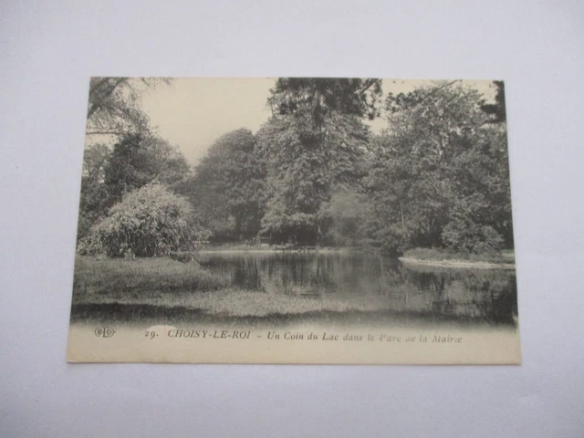 Cpa Val De Marne 94 Choisy Le Roi Coin Du Lac Dans Le Parc De La Mairie