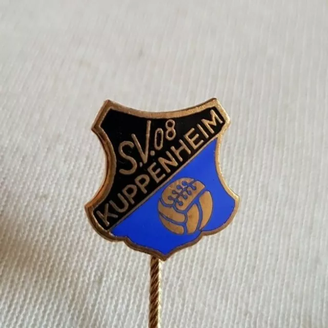 alte Anstecknadel Abzeichen SV 1908 Kuppenheim Fußball Verband Südbaden