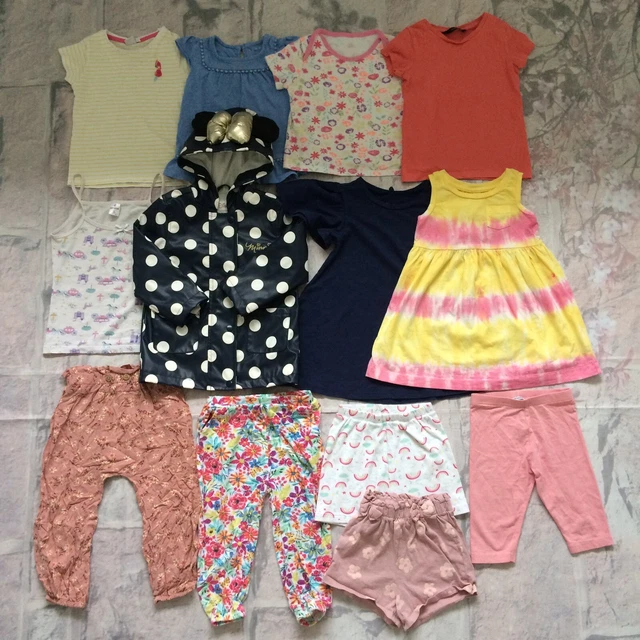 Baby Girls 18-24 Months Clothes Bundle Gap Next Etc Jacket Dress Tops Shorts Etc