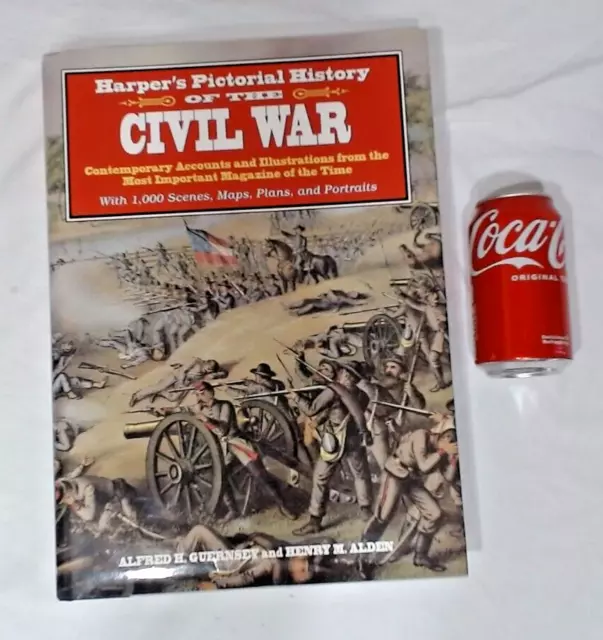 Huge Harpers Pictorial History Of Civil War Book, 836 Pages!, Hb Gramercy Books