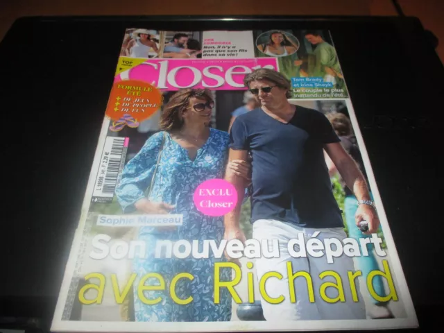 Revue "CLOSER N°946 - 2023" Sophie MARCEAU Eva LONGORIA Tom BRADY & Irina SHAYK