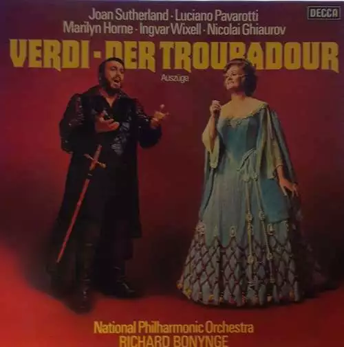 Giuseppe Verdi - Der Troubadour - Auszüge LP Vinyl Schallplatte