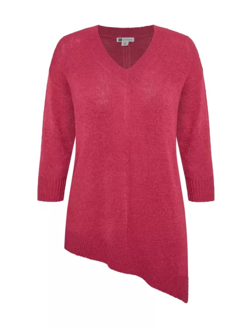 AU XS Womens Jumper - Long Winter Sweater - Red Pullover