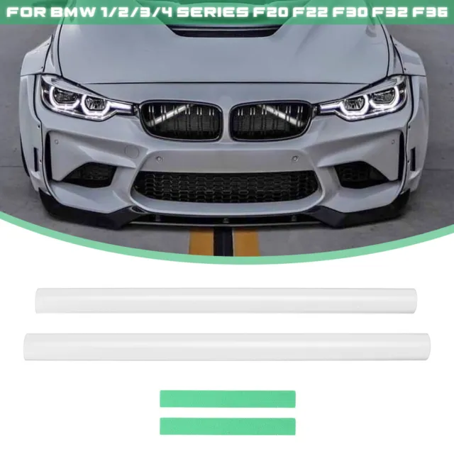 2X Kühlergrill Zierleisten Streifen Für BMW 1 2 3 4 Series F20 F30 F32 G29 Weiß