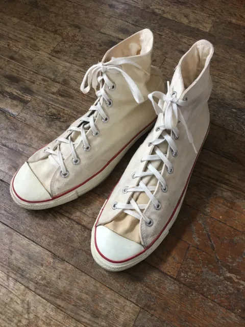 VTG USA 1970S 1980s White Chuck Taylor Converse Shoes 2 LEFT FEET