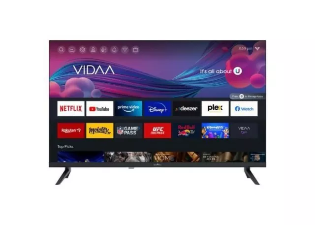 Smart-Tech 32HV10V1 TV 81,3 cm (32 ») HD Smart TV Wifi Noir 180 cd/m²