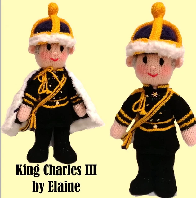 KING CHARLES III KNITTING PATTERN £6.25 PicClick UK