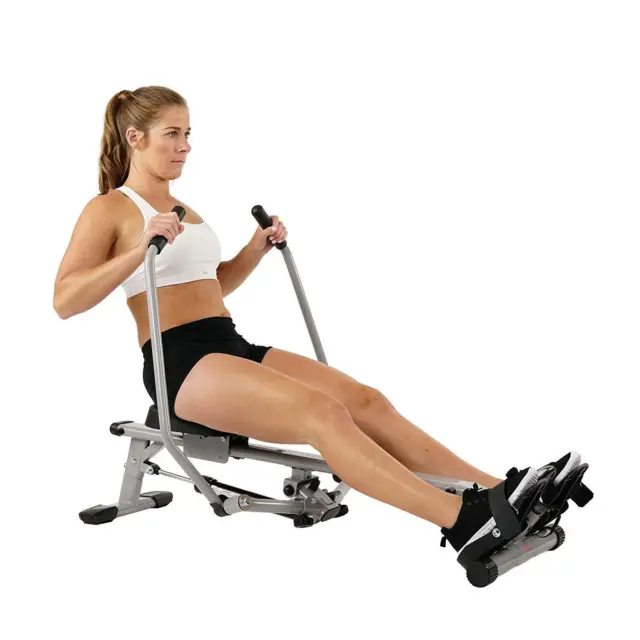 Sunny Health Fitness SFRW5639 Full Motion Rowing Machine