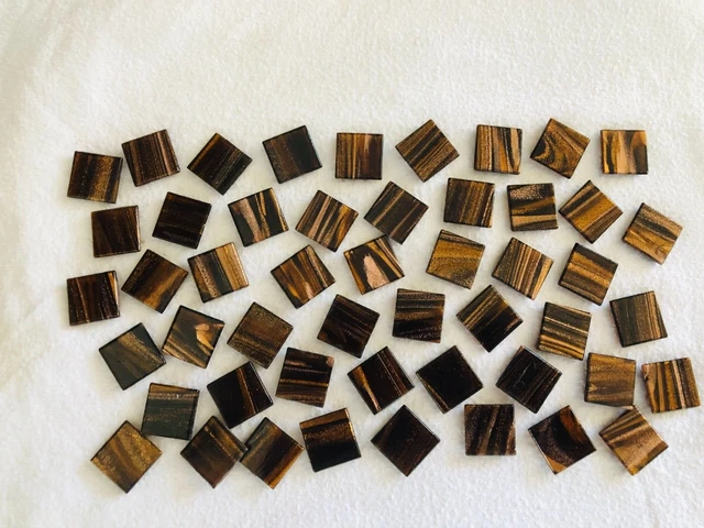 NEU*** Mosaiksteine 50 Stück 20x20 mm Glitzer Glassteine
