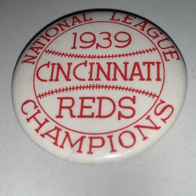 Tougher Vintage 1939 Cincinnati Reds World Series Pin