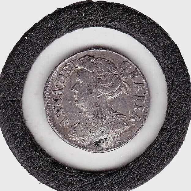 1709  Queen  Anne   Maundy  Two  Pence  Silver  (92.5%)  Coin