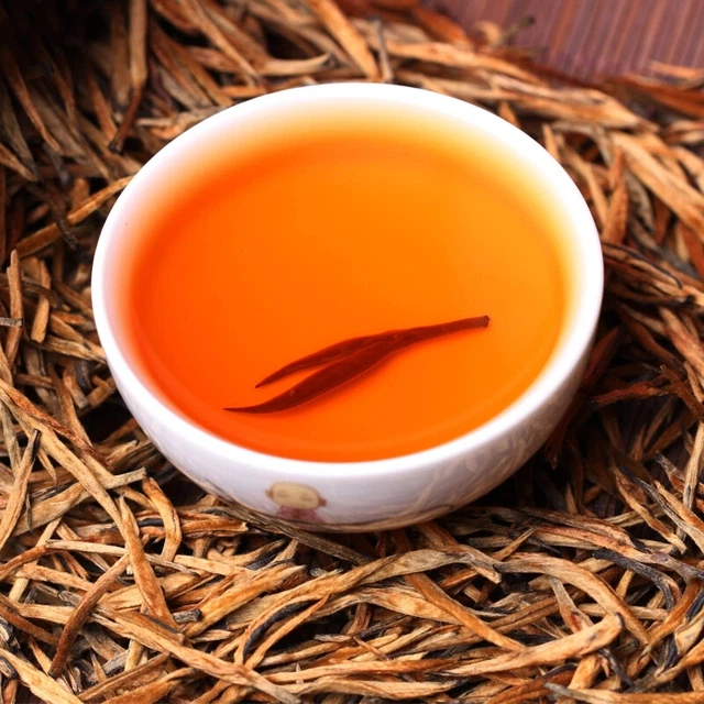 250g Fengqing Black Tea Golden Bud Big Needle Top Yunnan Dianhong Black Tea
