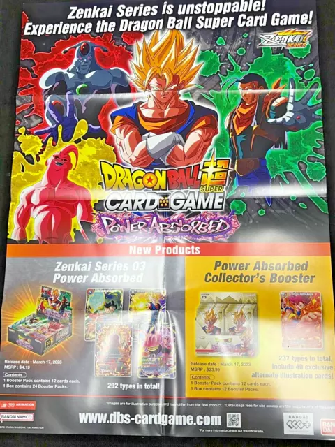 Dragon Ball Super Poster Tournament of Power Cast w/Boo 12inx18in Free  Shipping