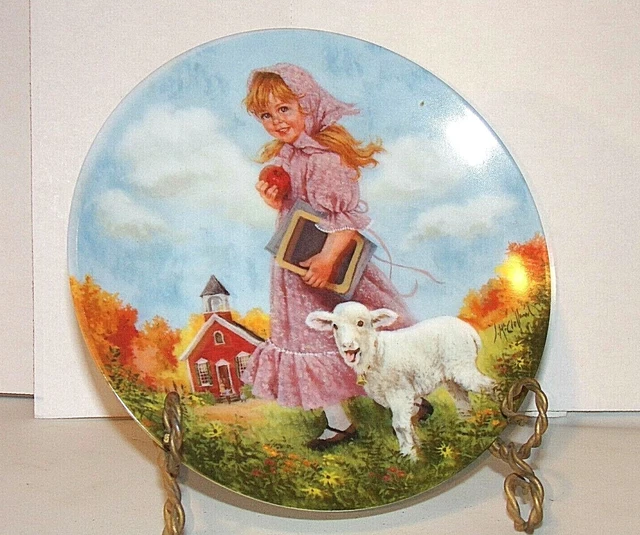 "MARY HAD A LITTLE LAMB" - Mother Goose Series By John McClelland 1985