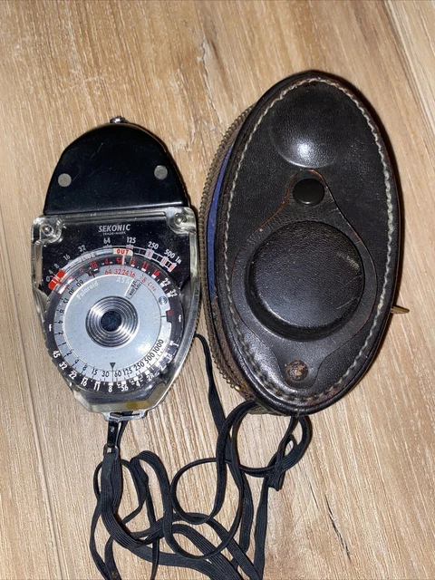 SEKONIC STUDIO LIGHT Exposure Meter Model NO K Made In Japan (UNTESTED ...