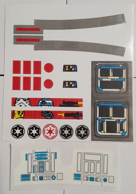 Stickers Slave 1 Originali Adesivi Di Ricambio Vintage Per Slave 1 Di Star Wars, Peel & Stick, Non Serve Tagliare - Perfetti Per Restauri O Collezioni Adesivi Slave 1 Star Wars - Foto 5