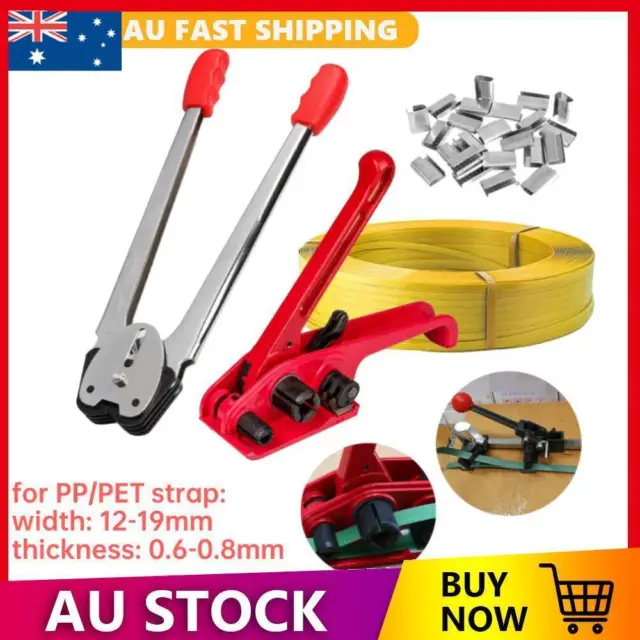 Manual Strapping Tool Packing Wrap Machine Plastic Equipment Strap Tensioner AU