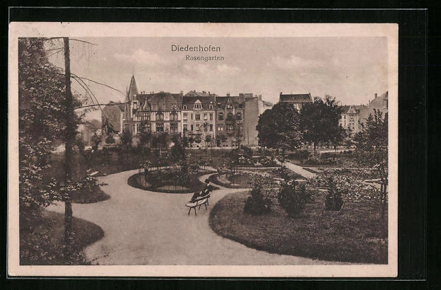 CPA Diedenhofen, Rosengarten 1916