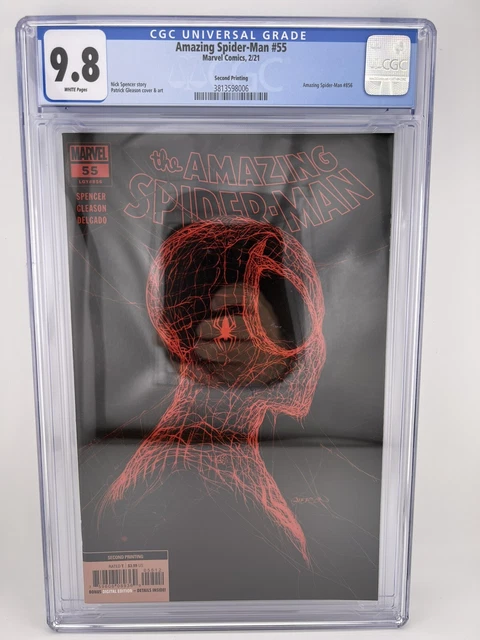 Amazing Spider-Man #55 (2021 Marvel) Patrick Gleason Cover 2nd Print CGC 9.8