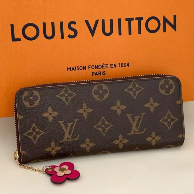 Louis Vuitton Monogram Portefeuille Clémence M68314 Round Zip Wallet GI0168