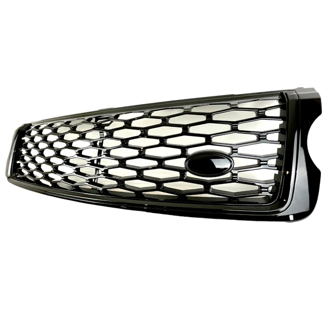 LR TRADE PARTS UK Gloss Black Front Air Intake Wing Tops For Land Rover Defender XS – 2-Piece Upgrade