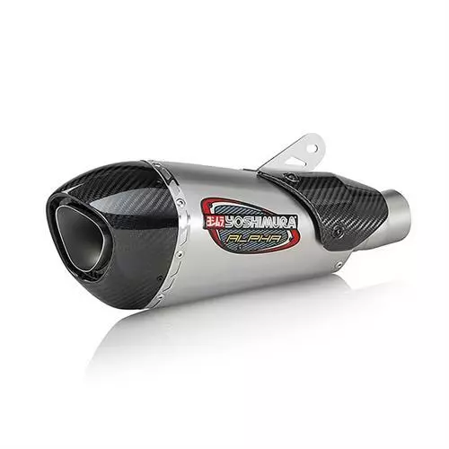 Yoshimura Exhaust Stainless Street Series Alpha T Slip On GSX-R600 2011-2018