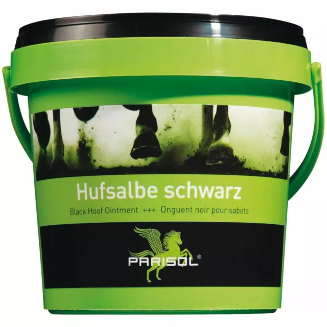 % B & E Parisol Hufsalbe schwarz 500ml Eimer  -Reitsport NuddelHof   -NH