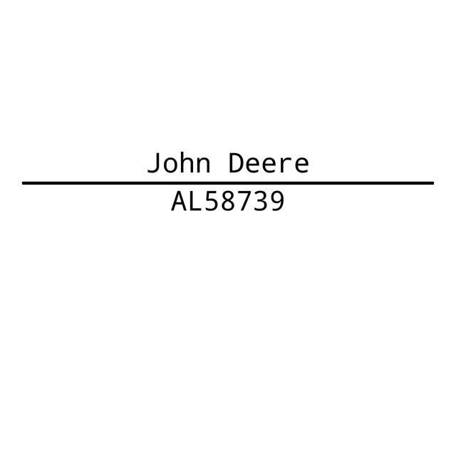 John Deere AL58739 Side Light