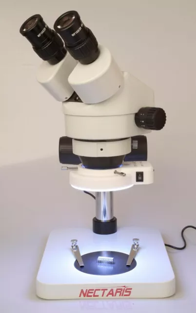 Bino Stereomikroskop 7X-45X Zoom Binokular Industriemikroskop mit LED Licht