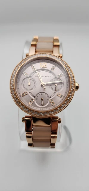 Michael Kors Parker MK6110 Wrist Watch for Women, new battery