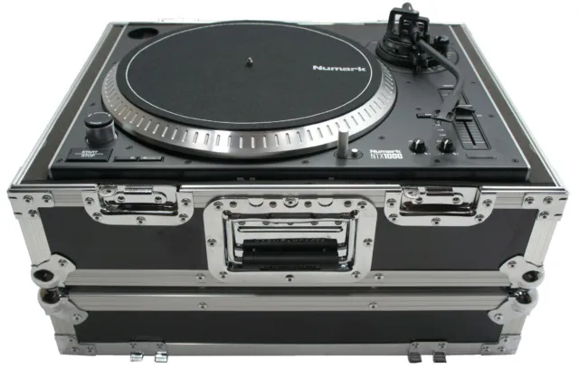 Harmony HC1200BMKII Flight Foam DJ Turntable Custom Case fits Numark NTX1000