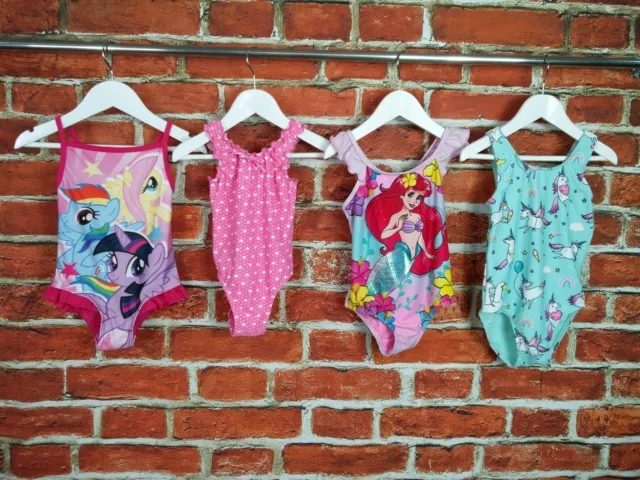 Girls Bundle Age 2-3 Years Next George Little Pony Disney Swimsuit Costume 98Cm