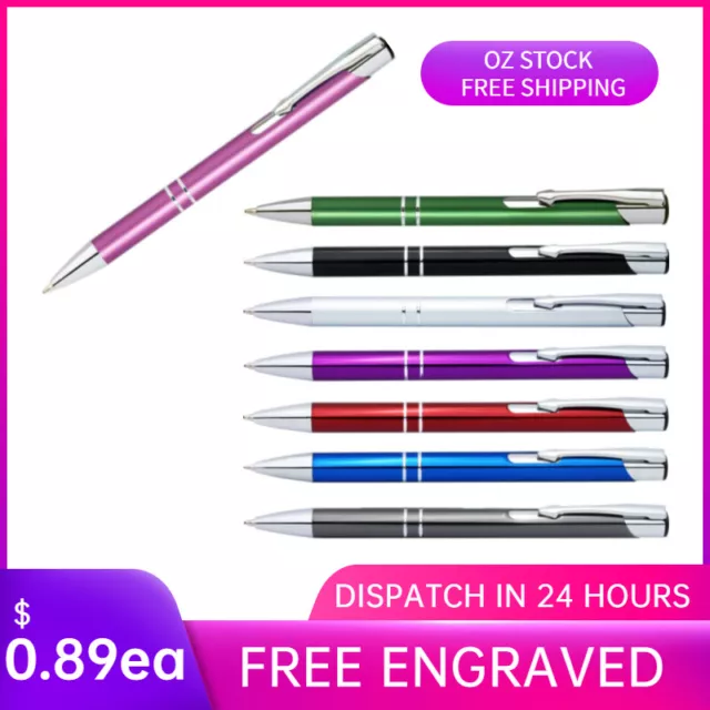 Customised Engraved Metal Pens Promotional Business Corporate Personalised Gifts