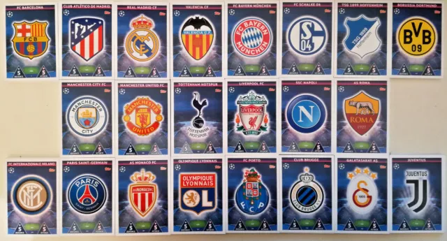 Match Attax Champions League 2018/19 18/19 All Team Sets