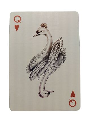 Cartas de juego Queen Hearts de intercambio único collage artesanías papel efímero viaje basura