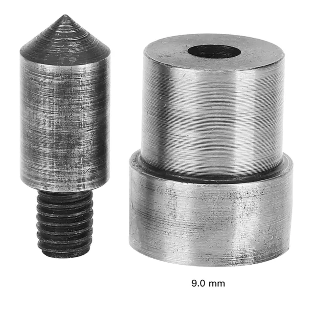 (9,0 mm) 2 piezas ojal de metal resistente molde troquelado ojal prensa manual