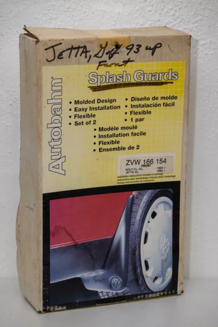 NOS Autobahn Mk3 VW Jetta Golf FRONT splash guards flaps zvw166154 Volkswagen