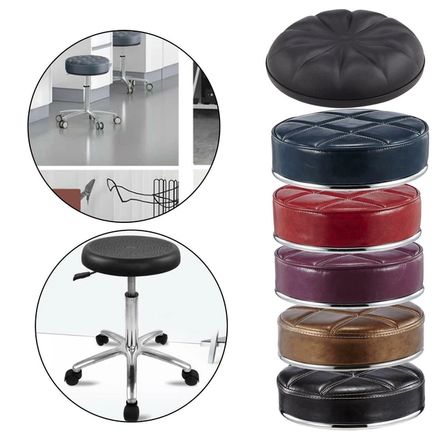 Coussin de siège de remplacement pour tabouret de bar standard rond de 12,6 po
