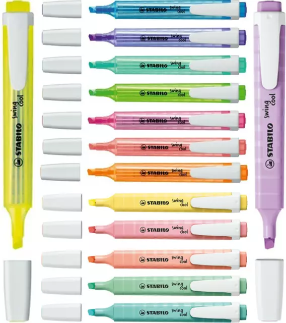 HIGHLIGHTER - STABILO swing cool - Assorted Pack Sizes and Colours