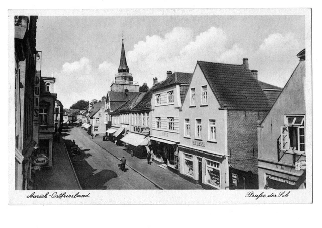  AK Aurich,  Ostfriesland, Markt, Straße der SA, nicht gelaufen