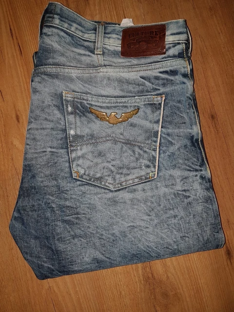 AJ ARMANI JEANS J21 Regular Straight Leg Limited Edition Denim