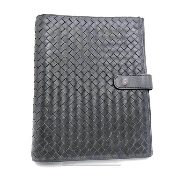 Bottega Veneta Diary Cover  Black Leather 3300244