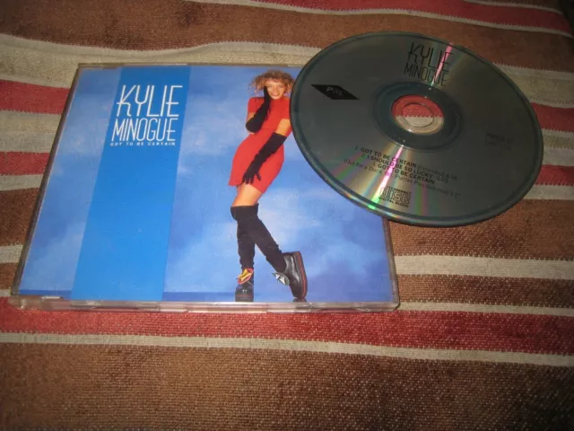 Kylie Minogue Got To Be Certain Used 1988 Stock Aitken Waterman Pwl Uk Cd Single