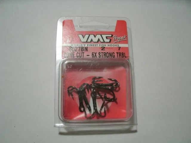 VMC 6X STRONG FISHFIGHTER/8527-TREBLE HOOKS-CHOOSE COLOR/SIZE/PACK 