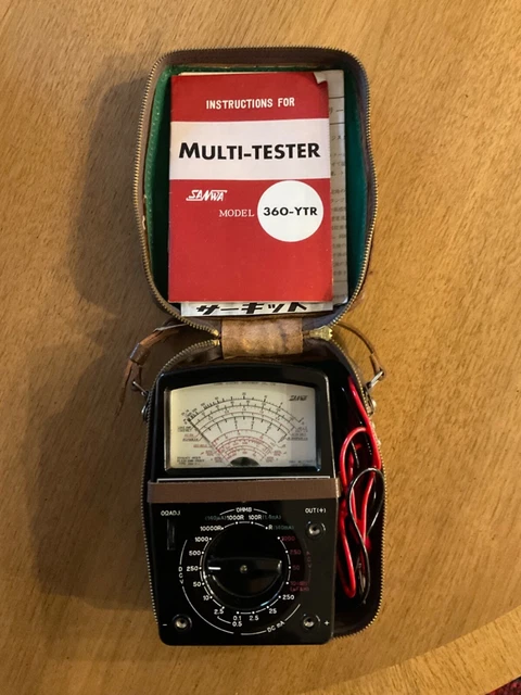 SANWA TESTER 360-YTR Vintage retro Multimeter $200.00 - PicClick