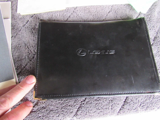 Lexus Leather Case For Owner's Owners Manual Operators User Guide