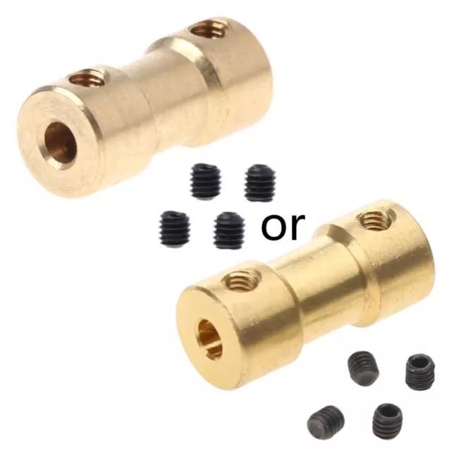 2-5mm Motor Copper Shaft Coupling Coupler Connectors Sleeve Adapter US
