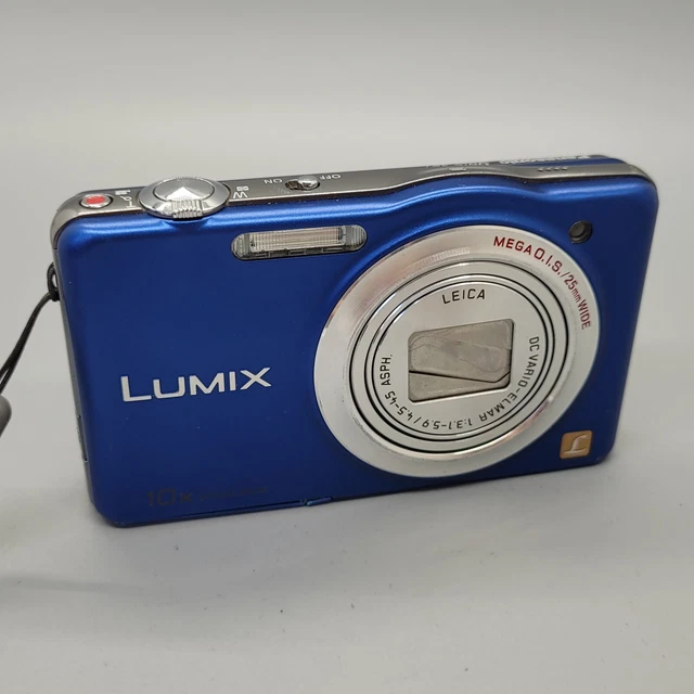 Panasonic Lumix DMC-SZ1 16.1MP Compact Digital Camera Blue Tested