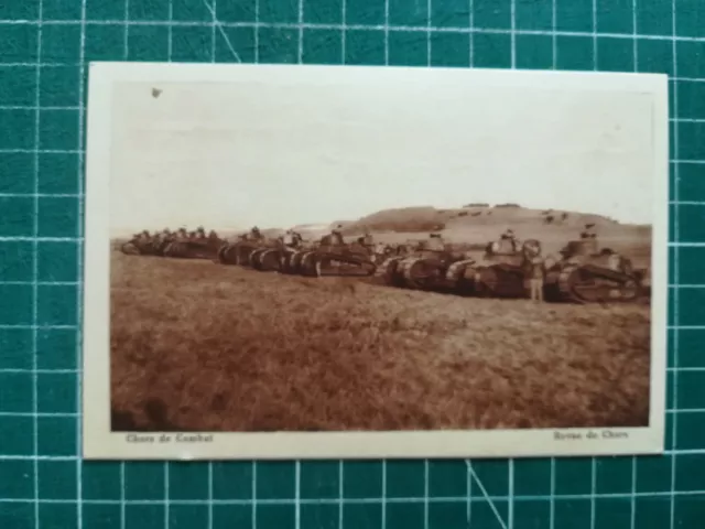 vc074 CPA WW1 tanks chars de combat - très animée