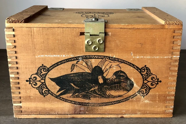 VINTAGE DUCKS WESTERN theme Gideon Anderson 500 Ammo wooden